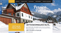 Desktop Screenshot of pension-pohoda.cz